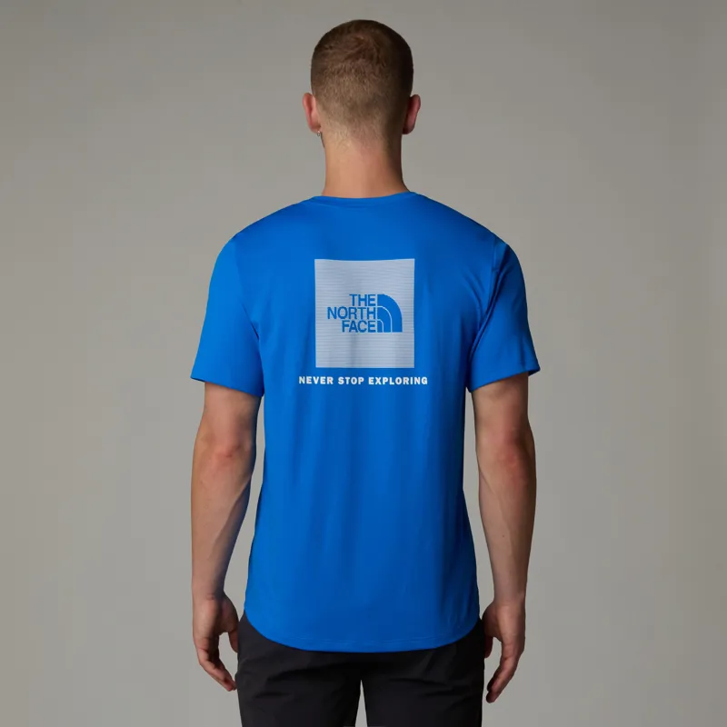 The North Face Mens 24/7 Box NSE Short Sleeved Tee - Hero Blue-3