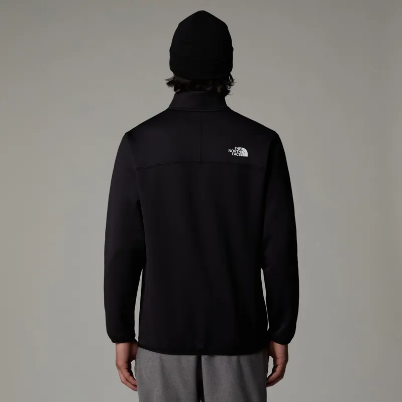The North Face Mens Crest 1/4 Zip Fleece - TNF Black-4