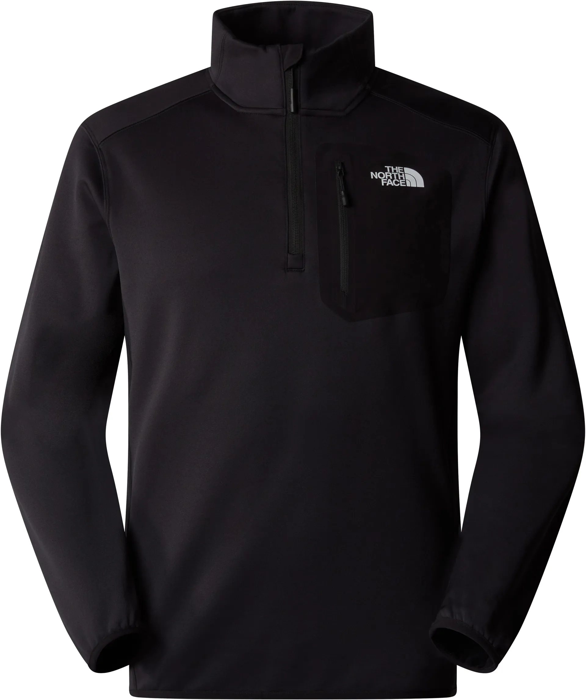 The North Face Mens Crest 1/4 Zip Fleece TNF Black