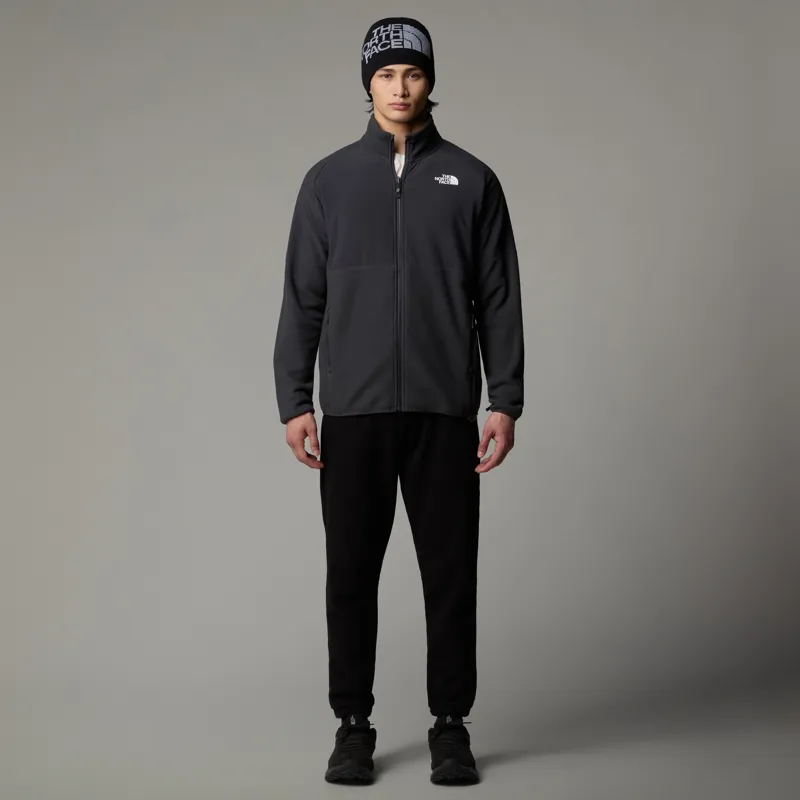 The North Face Mens Glacier Heavyweight Full Zip Fleece - Asphalt Grey-Asphalt Grey-3