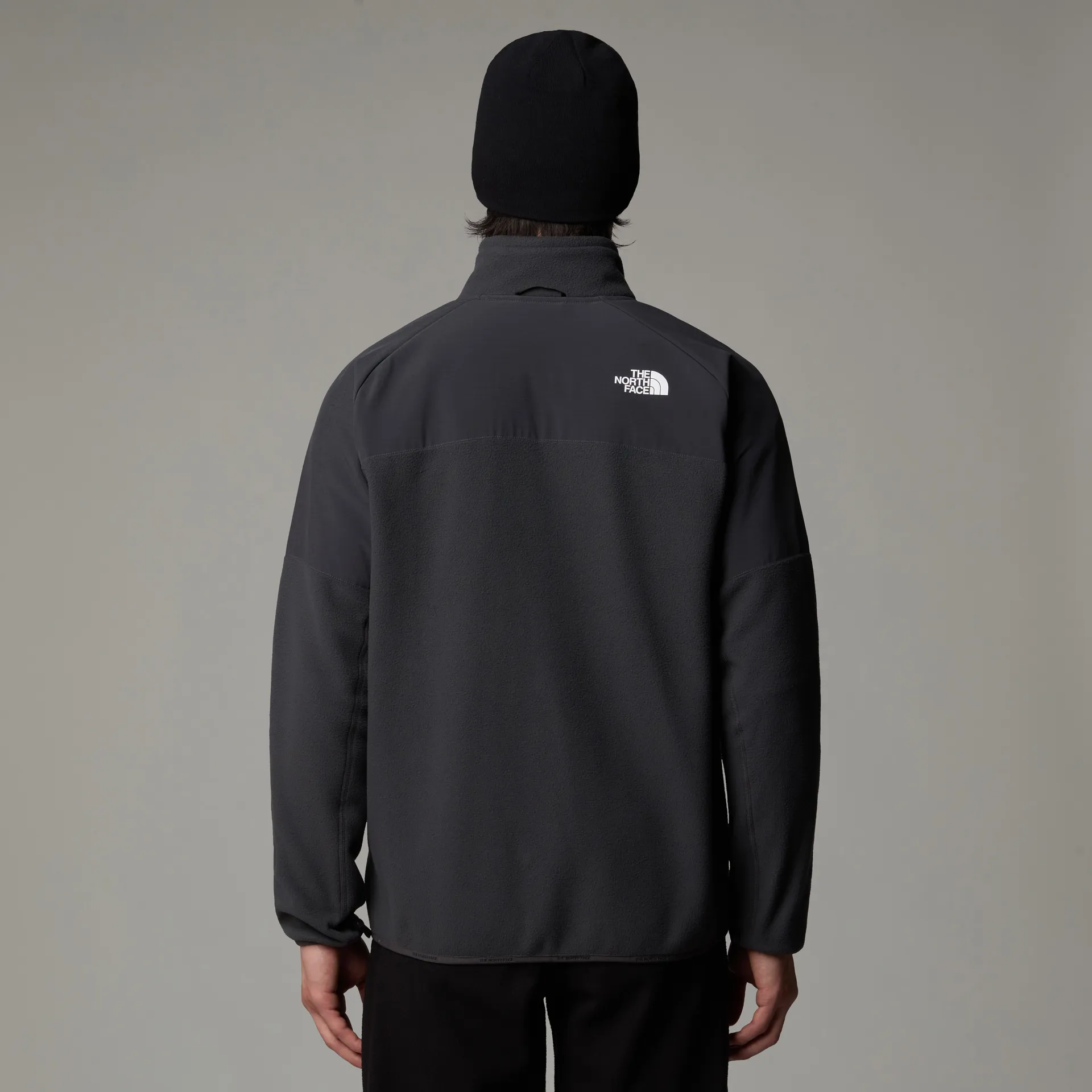 The North Face Mens Glacier Heavyweight Full Zip Fleece Asphalt