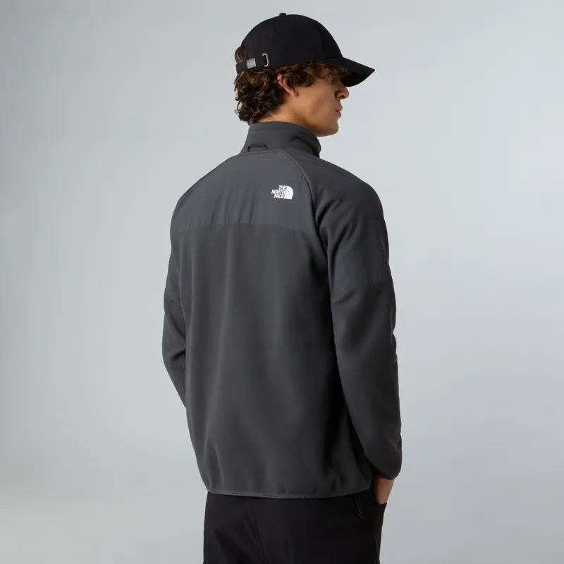 The North Face Mens Glacier Heavyweight Full Zip - Asphalt Grey-Asphalt Grey-TNF Black-4