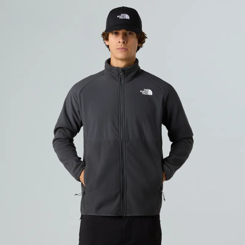 The North Face Mens Glacier Heavyweight Full Zip - Asphalt Grey-Asphalt Grey-TNF Black-2