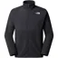 The North Face Mens Glacier Heavyweight Full Zip - Asphalt Grey-Asphalt Grey-TNF Black