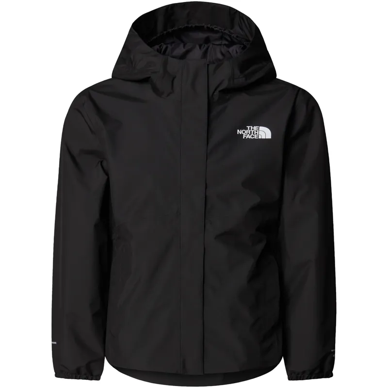 The North Face Girls Antora Rain Jacket - TNF Black-TNF Black