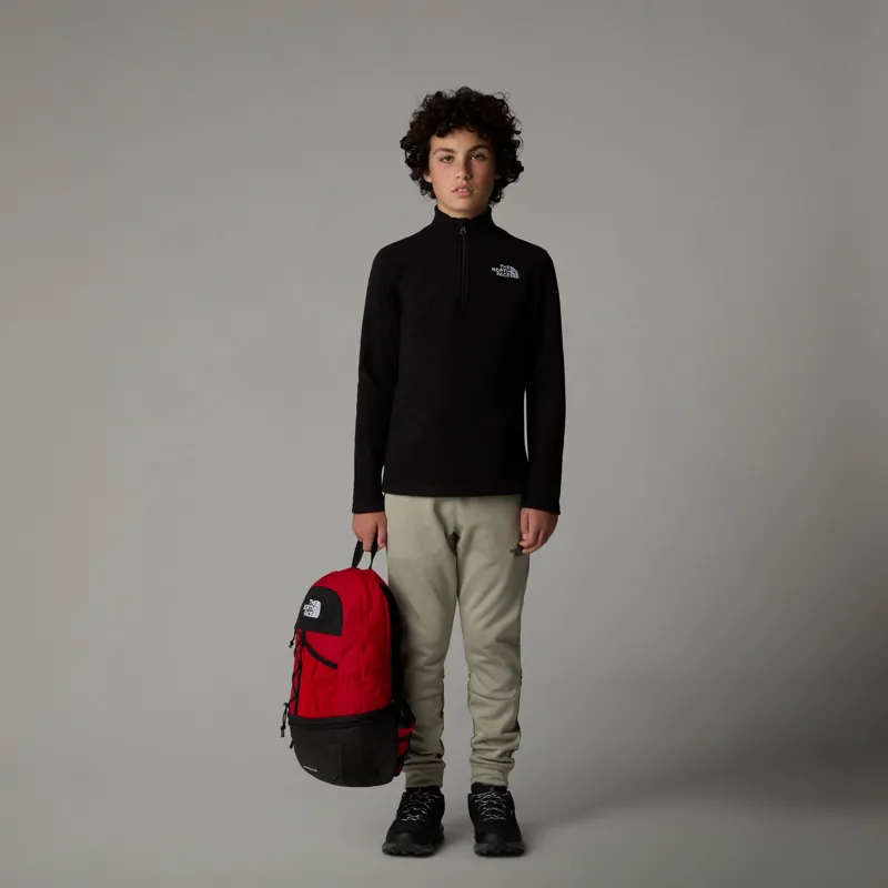 The North Face Teen Glacier 1/4 Zip Pullover - TNF Black-2