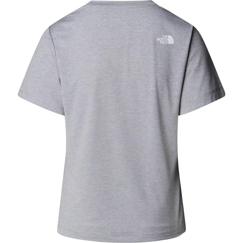 The North Face Womens Flex Short Sleeved Tee - TNF Pale Grey Heather-1