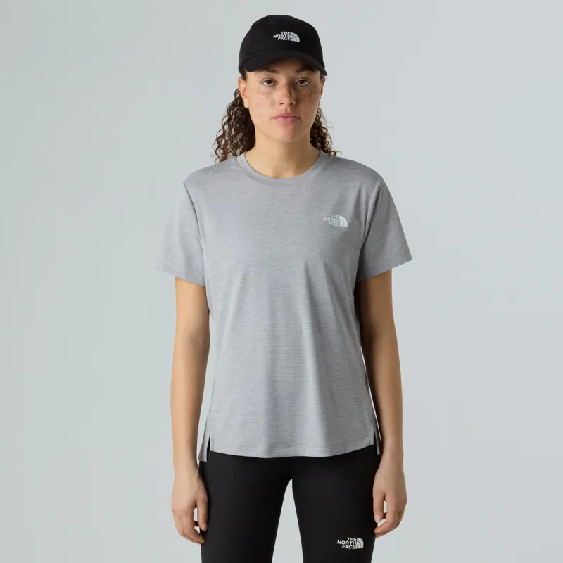The North Face Womens Flex Short Sleeved Tee - TNF Pale Grey Heather-2