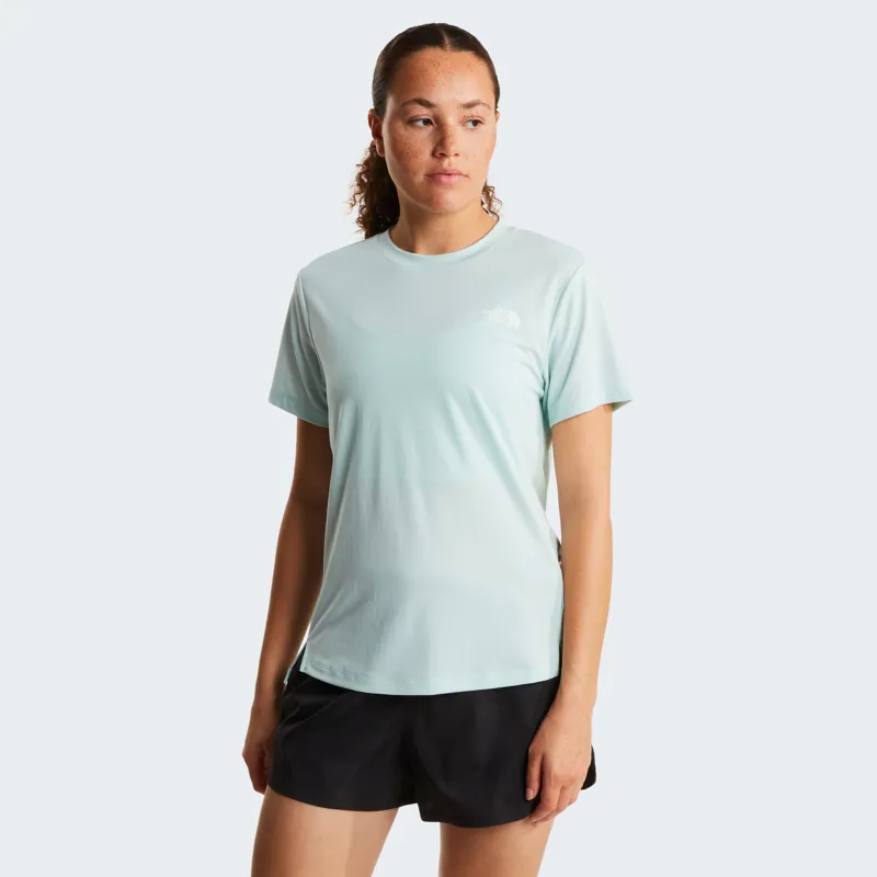 The North Face Womens Flex Short Sleeved Tee - Opal Frost-2