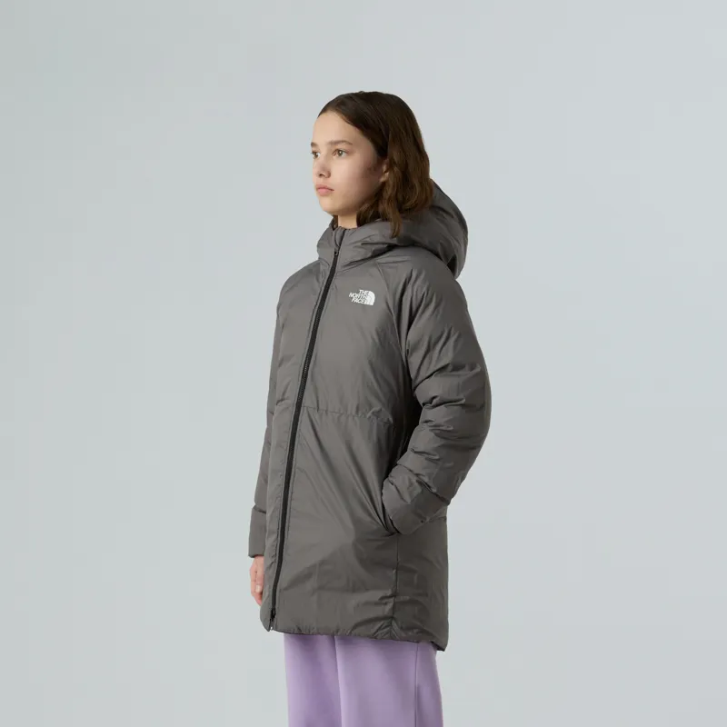The North Face Girls Reversible Perrito Parka - TNF Black-7