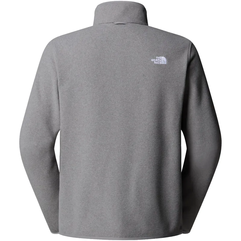 The North Face Mens Glacier Fleece Jacket - TNF Mid Grey Heather-1