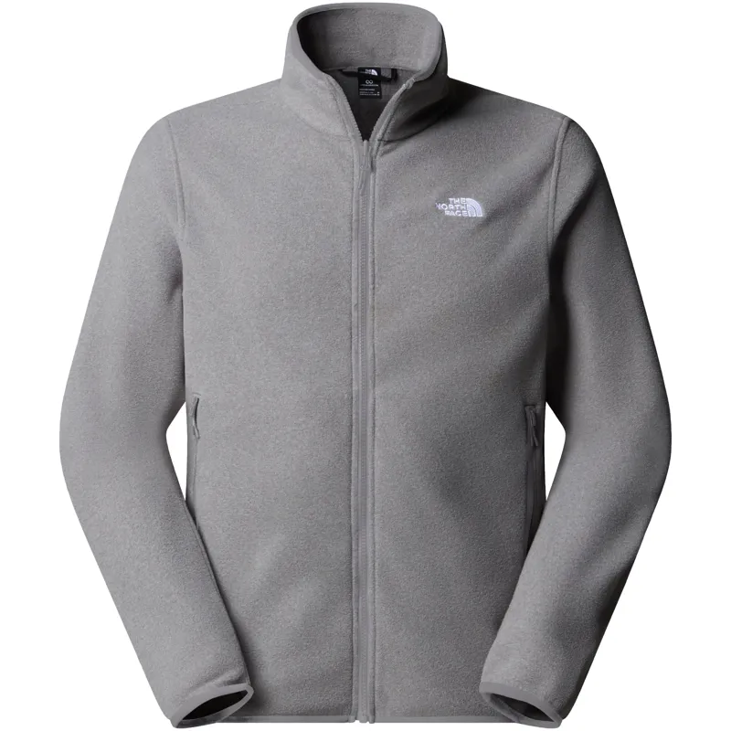 The North Face Mens Glacier Fleece Jacket - TNF Mid Grey Heather