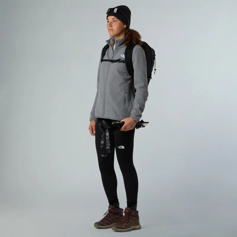 The North Face Womens Glacier Fleece Jacket - TNF Mid Grey Heather-4