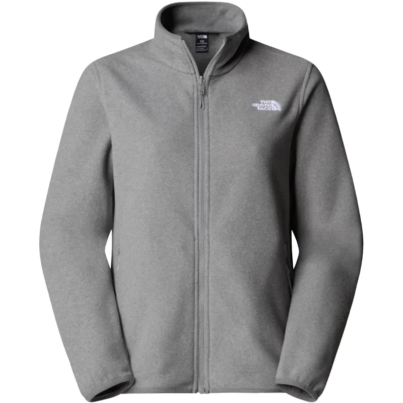 The North Face Womens Glacier Fleece Jacket - TNF Mid Grey Heather