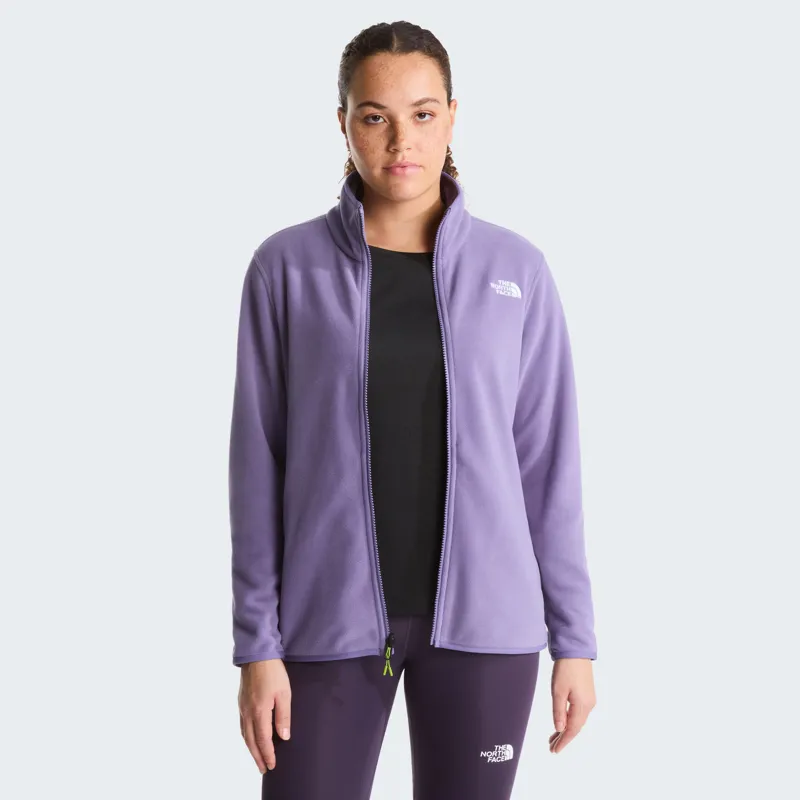 The North Face Womens Glacier Fleece Jacket - Grounded Plum-3