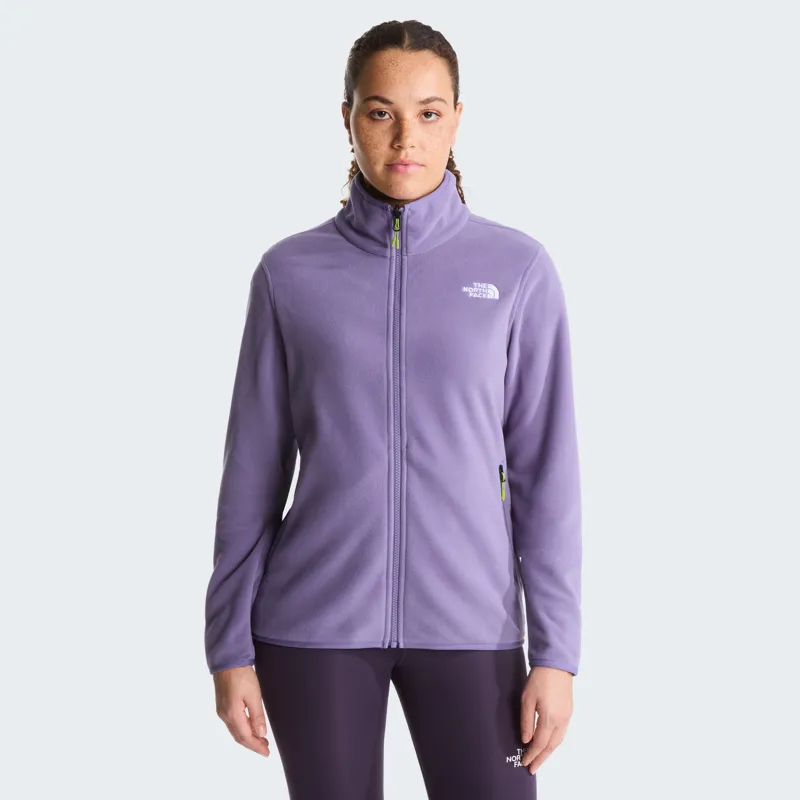 The North Face Womens Glacier Fleece Jacket - Grounded Plum-2