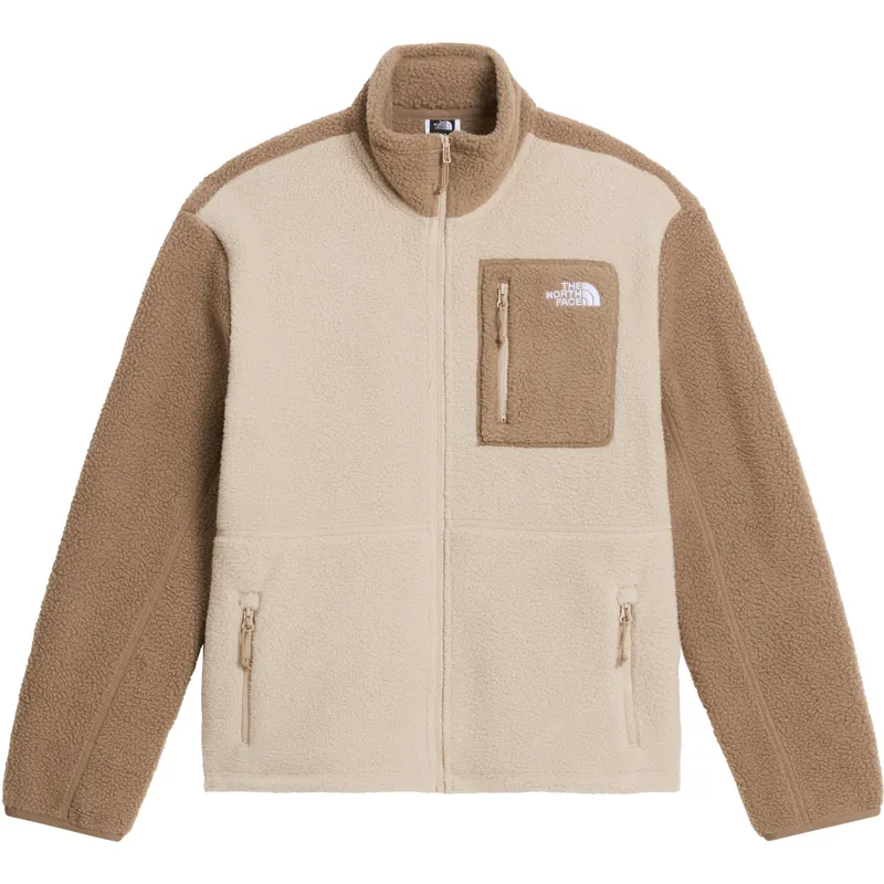 The North Face Womens Yumiori Full Zip Fleece - Timeless Taupe-Garnet