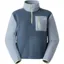 The North Face Womens Yumiori 1/4 Zip Fleece - Granite Grey-Frost Grey-Lemon Mist