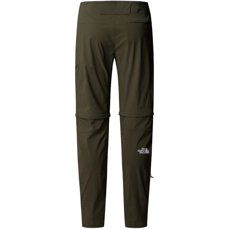 The North Face Mens Exploration Regular Tapered Convertible Trousers - New Taupe Green-1