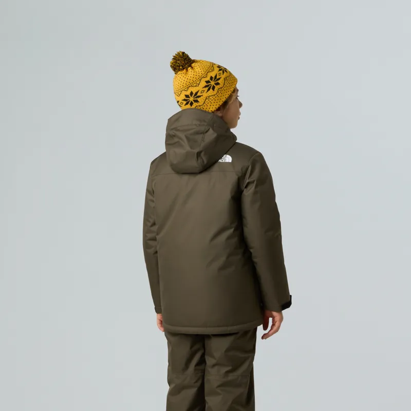 The North Face Teen Snowquest Jacket - New Taupe Green-4