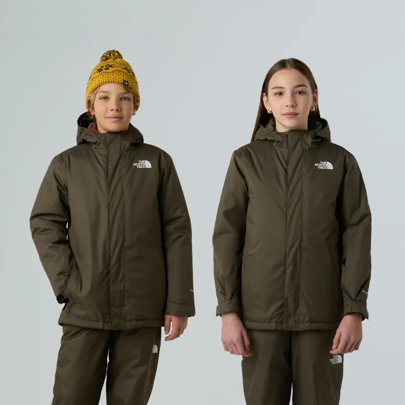 The North Face Teen Snowquest Jacket - New Taupe Green-2