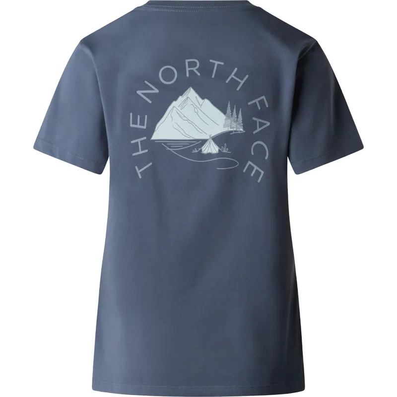 The North Face Womens Monte Regular Short Sleeve Tee - Graphic Granite Grey-2