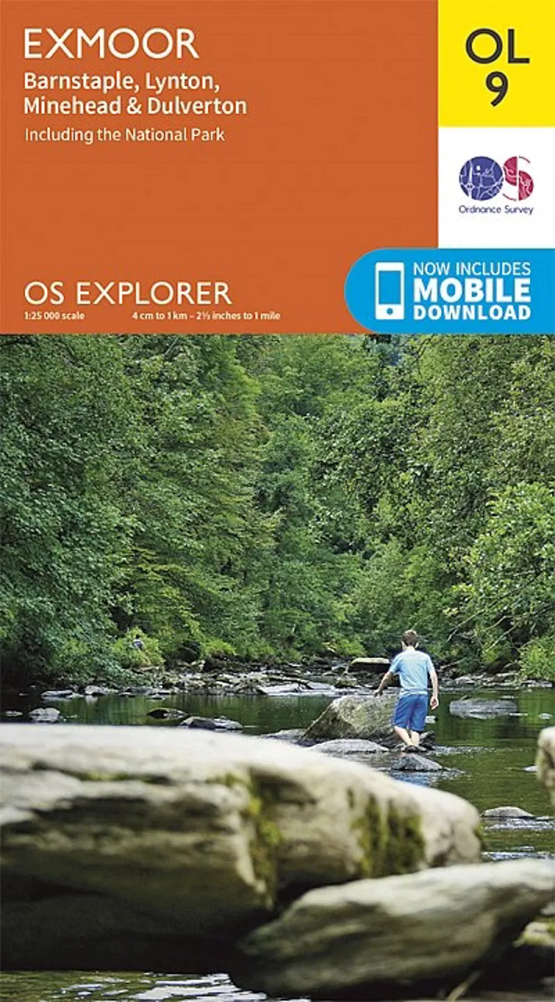 OS Explorer Map OL9 - Exmoor