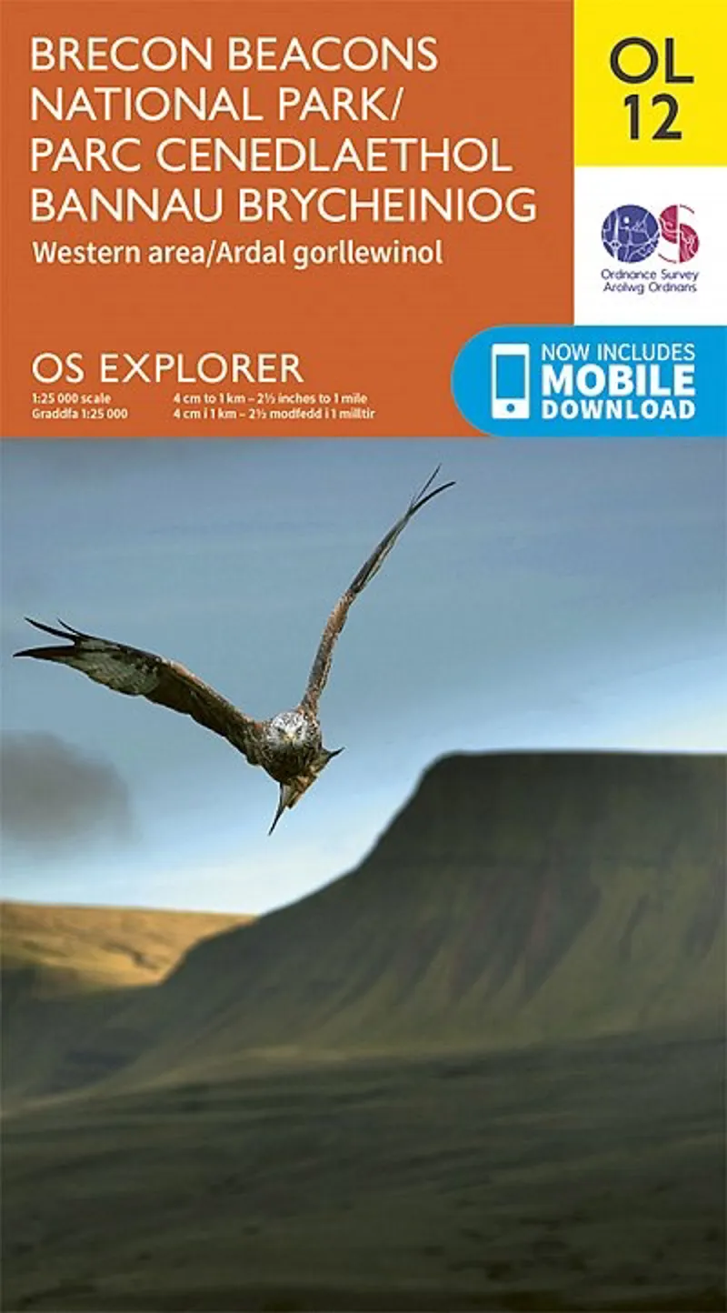 OS Explorer Map OL12 - Brecon Beacons National Park