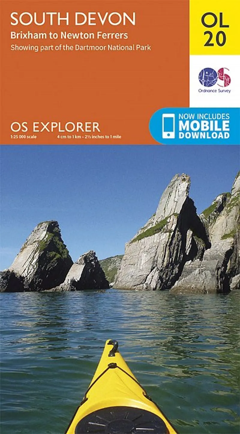 OS Explorer Map OL20 - South Devon, Brixham to Newton Ferrers