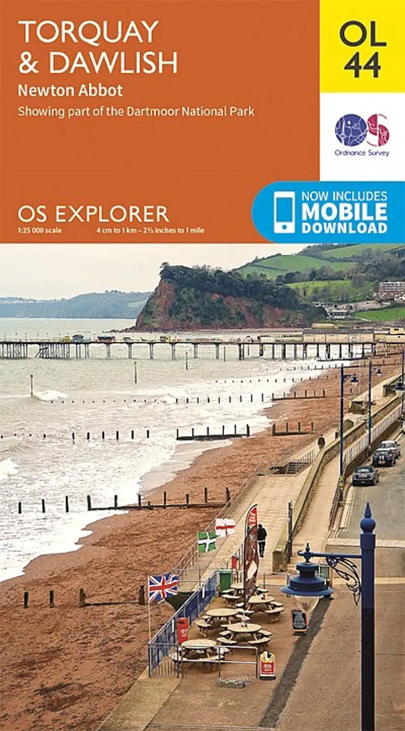 OS Explorer Map OL44 - Torquay and Dawlish, Newton Abbot