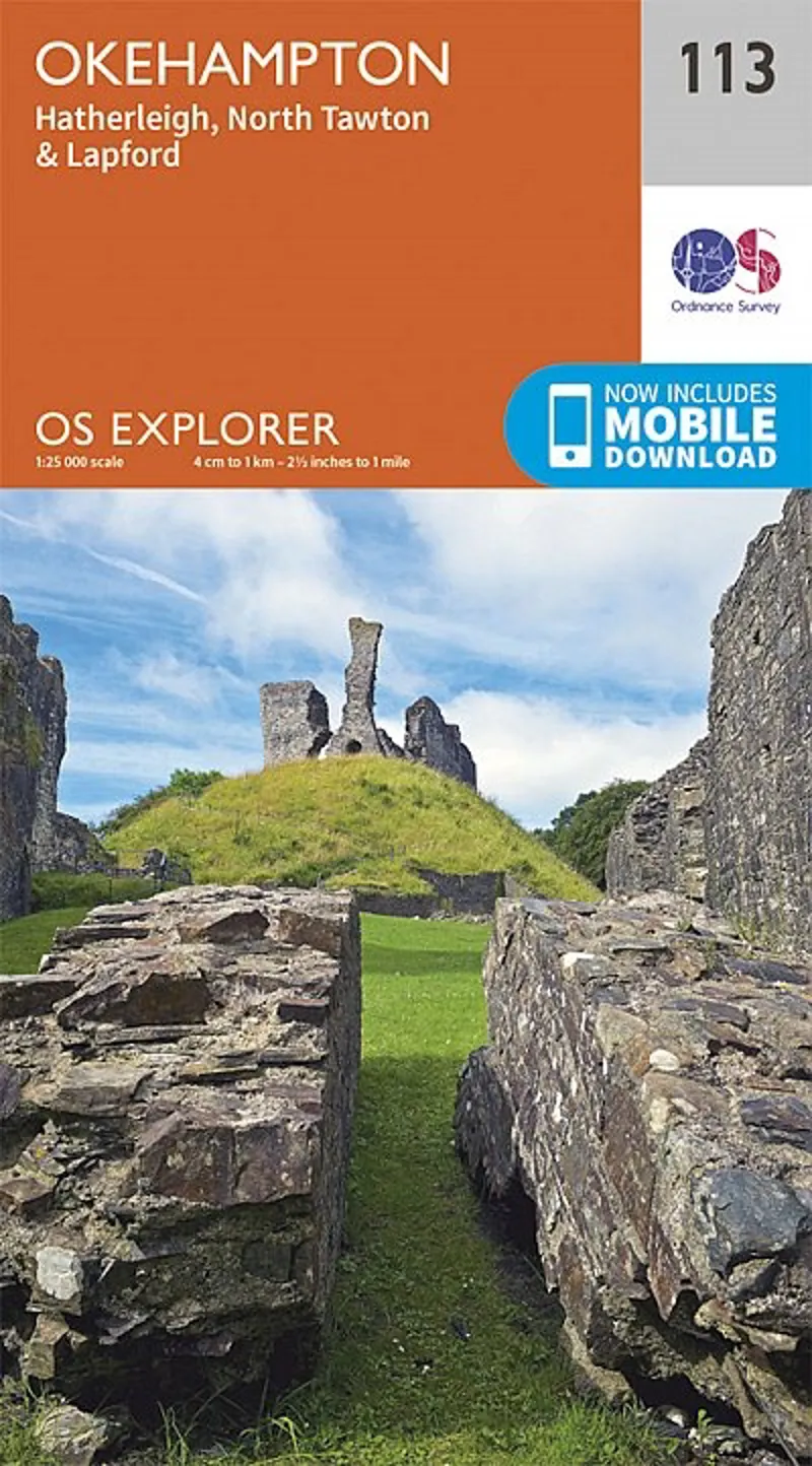 OS Explorer Map 113 - Okehampton