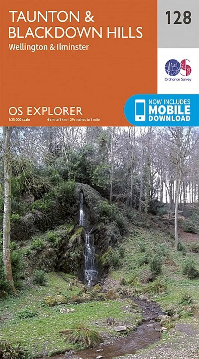 OS Explorer Map 128 - Taunton and Blackdown Hills