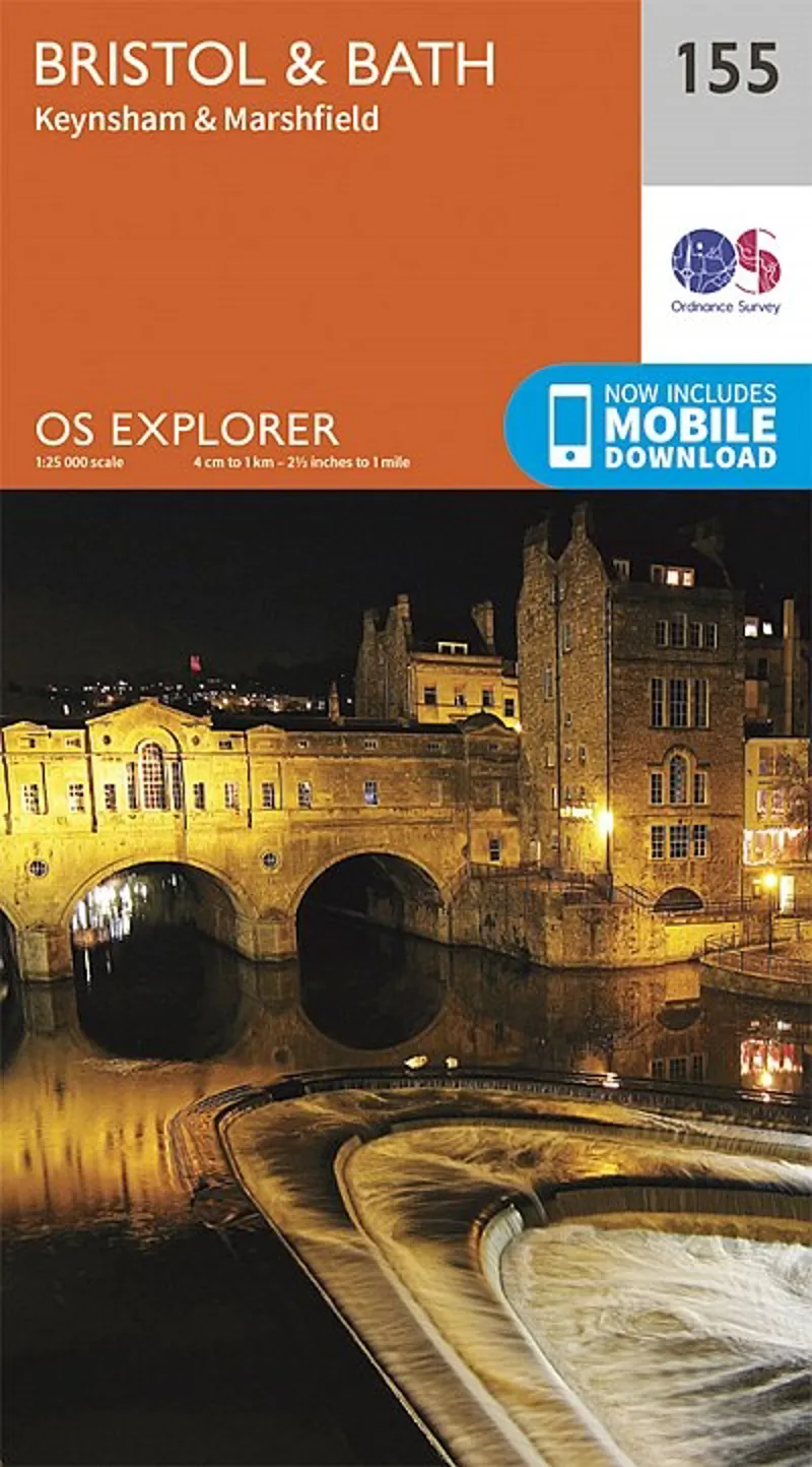 OS Explorer Map 155 - Bristol and Bath