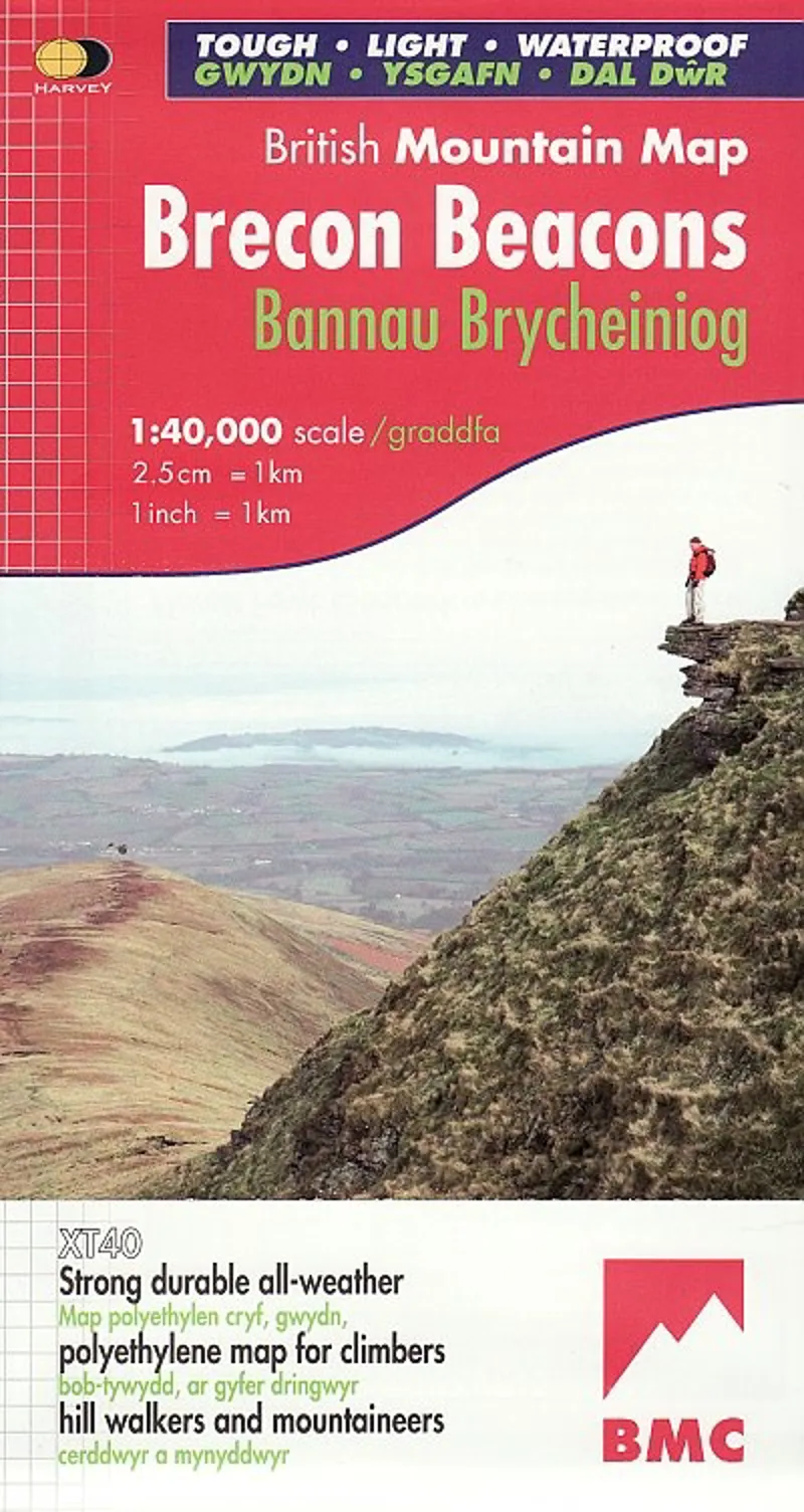 Harveys Brecon Beacons BMC Mountain Map