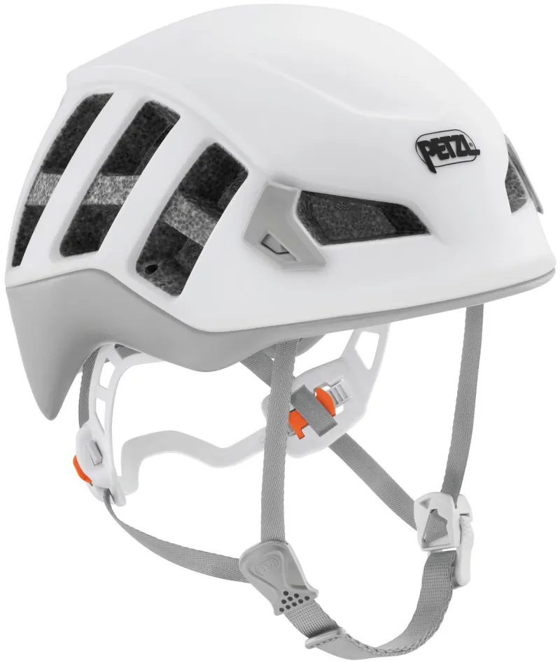 Petzl Meteora Climbing Helmet - White-Gray