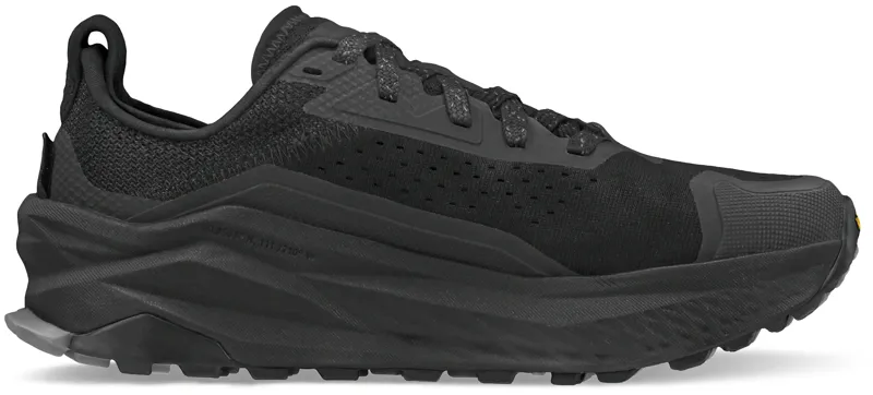 Altra Womens Olympus 6 Trail Shoes - Black-Black-2