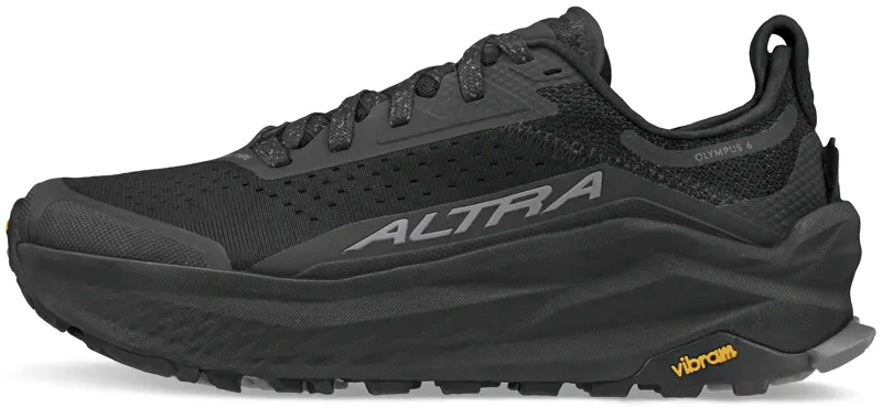 Altra Womens Olympus 6 Trail Shoes - Black-Black-3
