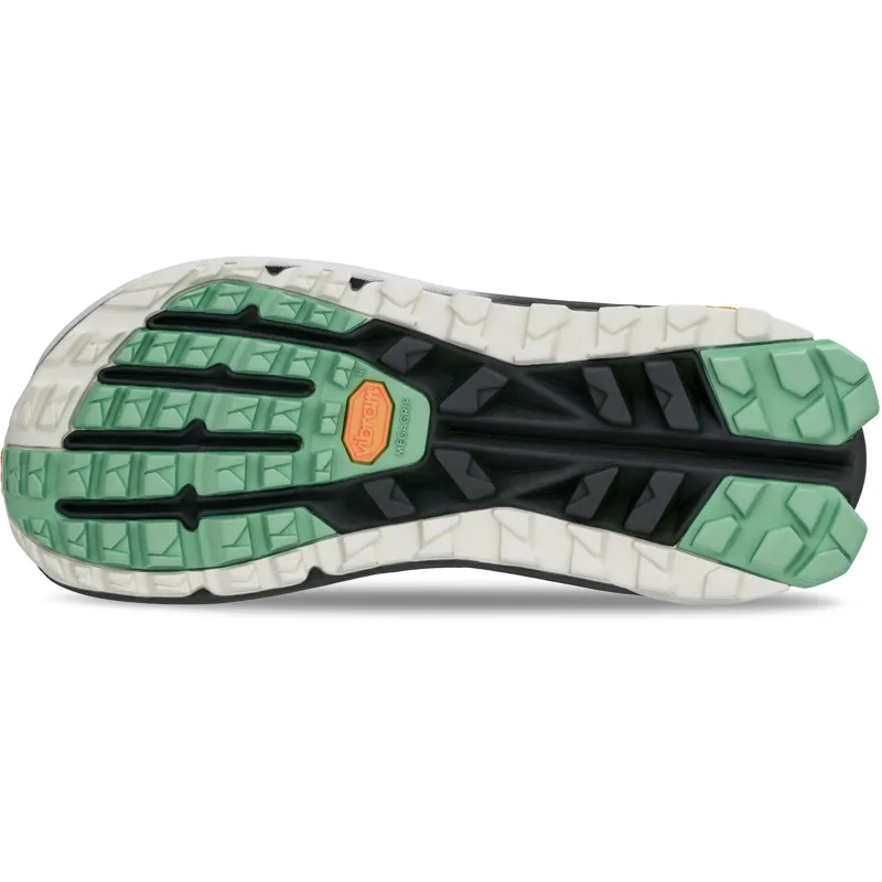 Altra Womens Olympus 6 Trail Shoes - Gray-Lime-6