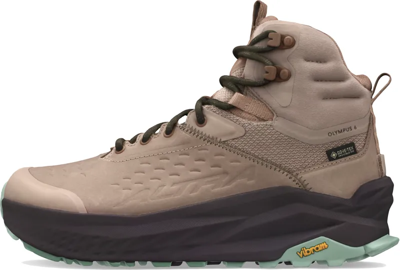 Altra Womens Olympus 6 Hike Mid GTX Boots - Tan-1