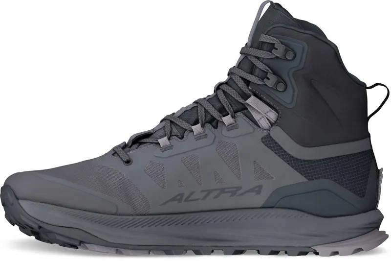 Altra Mens Lone Peak 9 Waterproof Mid Boots - Black-Gray-3