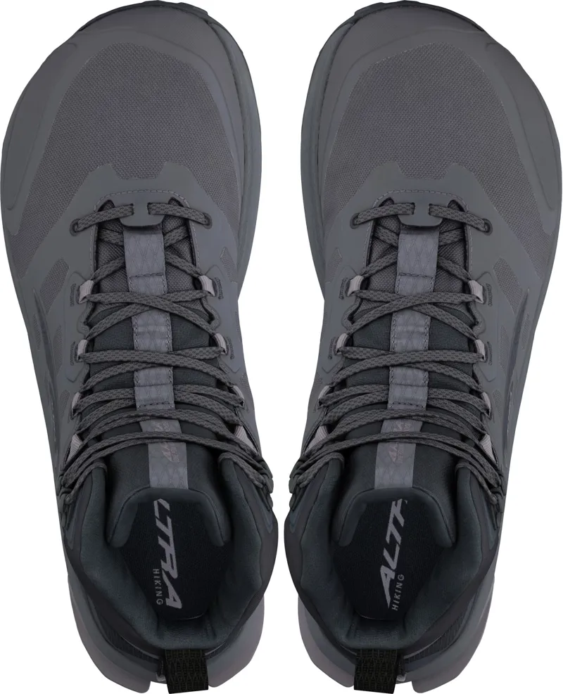 Altra Mens Lone Peak 9 Waterproof Mid Boots - Black-Gray-9