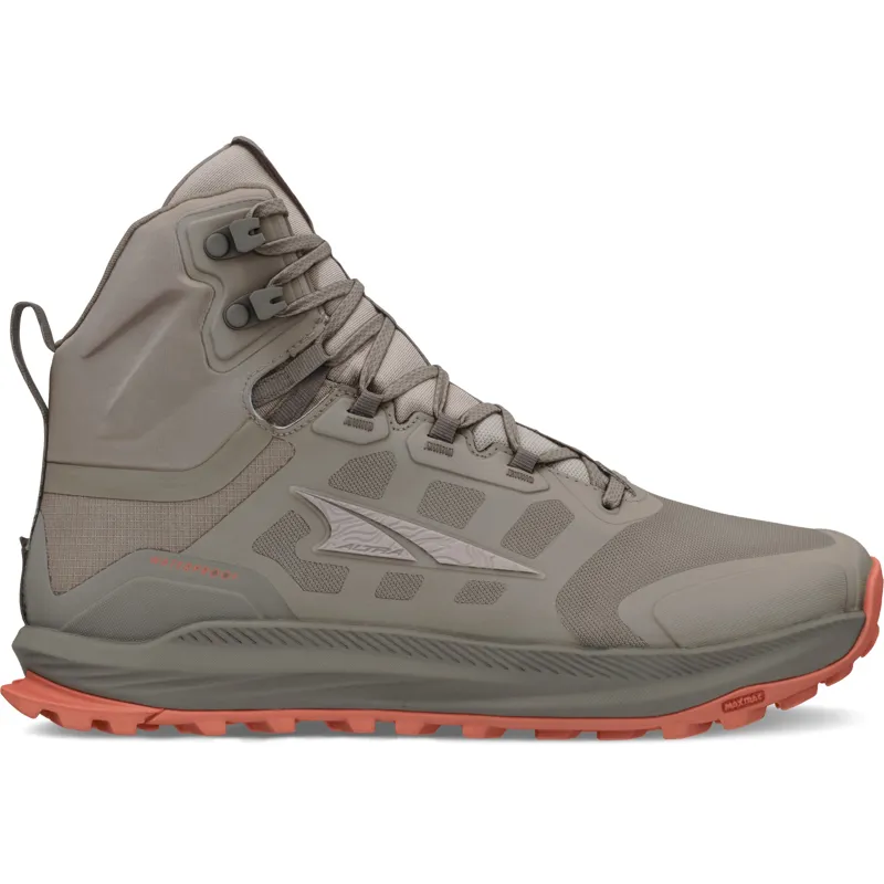 Altra Mens Lone Peak 9 Waterproof Mid Boots - Brown-Taupe