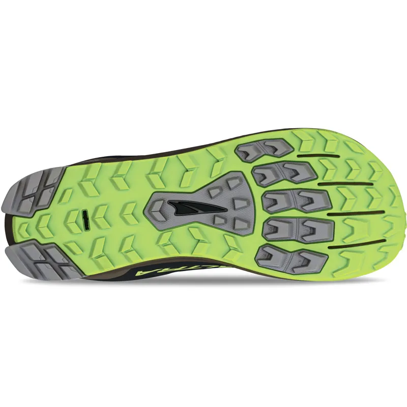 Altra Mens Lone Peak 9 Waterproof Low Trail Shoes - Lime-Black-6