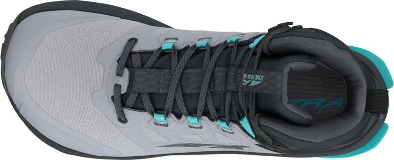 Altra Womens Lone Peak 9 Waterproof Mid Boots - Black-Gray-7
