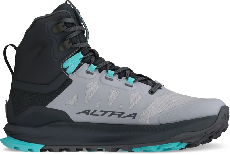 Altra Womens Lone Peak 9 Waterproof Mid Boots - Black-Gray-2