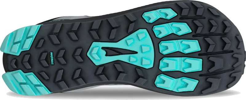 Altra Womens Lone Peak 9 Waterproof Low Trail Shoes - Black-Gray-4