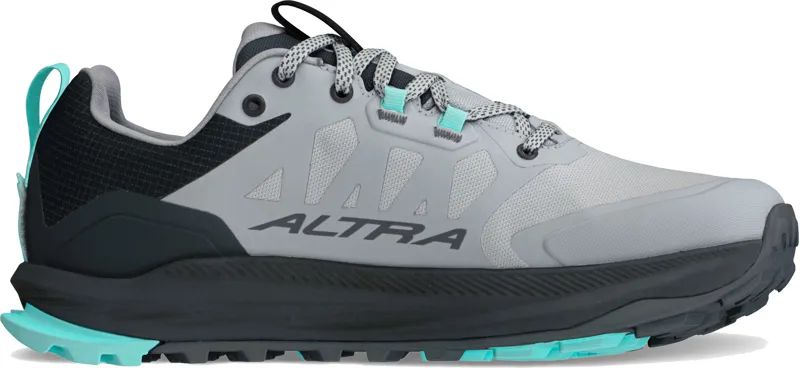 Altra Womens Lone Peak 9 Waterproof Low Trail Shoes - Black-Gray-2