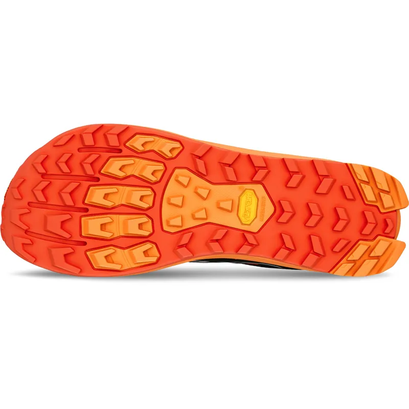 Altra Mens Lone Peak 9+ Trail Shoes - Black-Orange-9