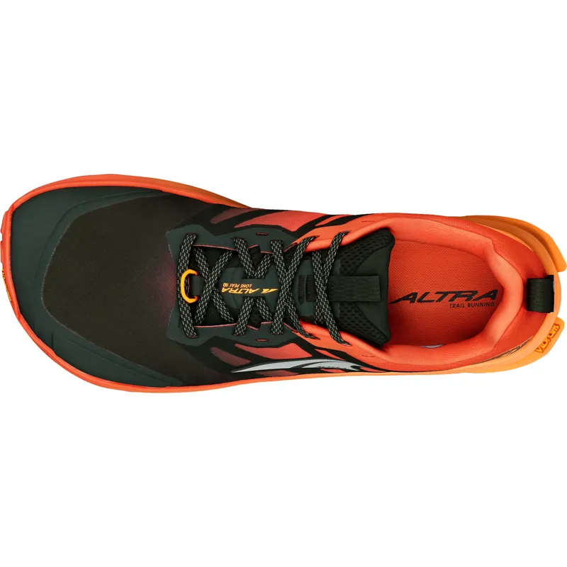 Altra Mens Lone Peak 9+ Trail Shoes - Black-Orange-5