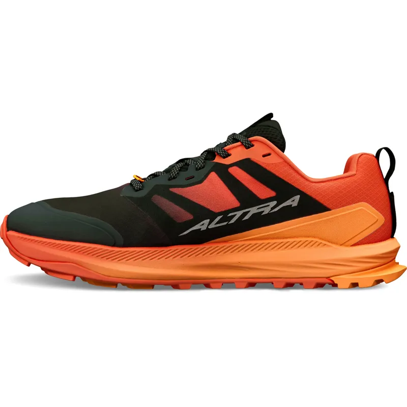 Altra Mens Lone Peak 9+ Trail Shoes - Black-Orange-3